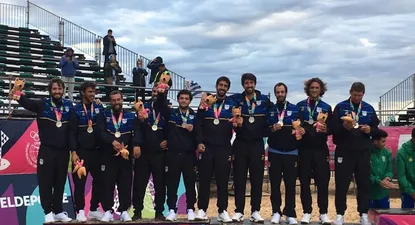 uruguay ratifico su gran poderio en beach handball