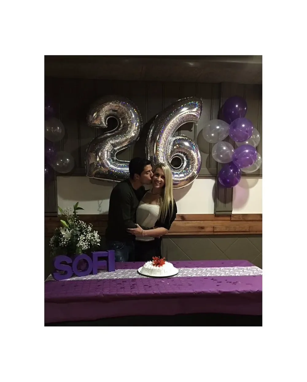 Cumpleaños de su señora: FELIZ CUMPLE MI VIDA!!!! Te amamos mucho Sos la mejor!
