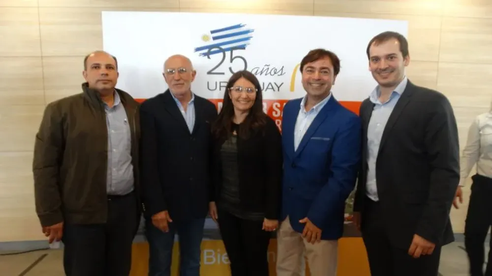 Luis Santellan, Conrado Pintos, Carina Montiel, Daniel Guazzo y Germán Almada