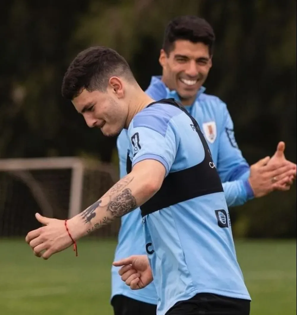 Suárez y Álvarez Martínez en la selección Suárez y Álvarez Martínez en la selección