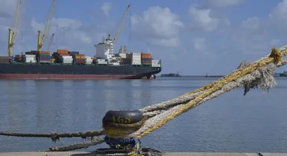 Puerto de Montevideo.