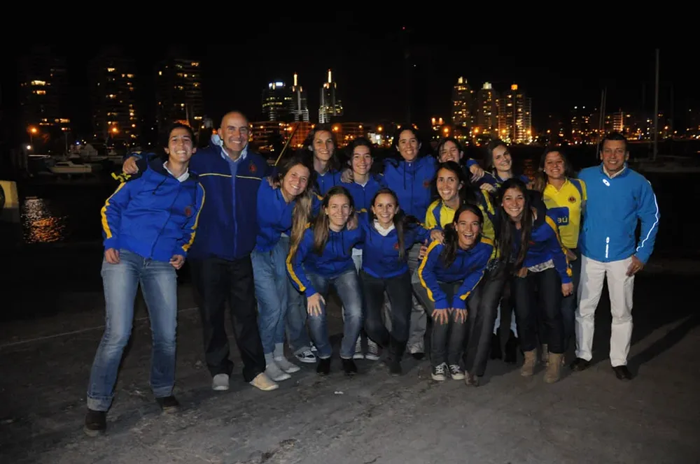 Las campeonas en el Yacht