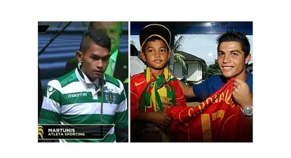 Cristiano Ronaldo y Martunis, una historia que continúa con el niño del tsunami de 2004 jugando para el Sporting