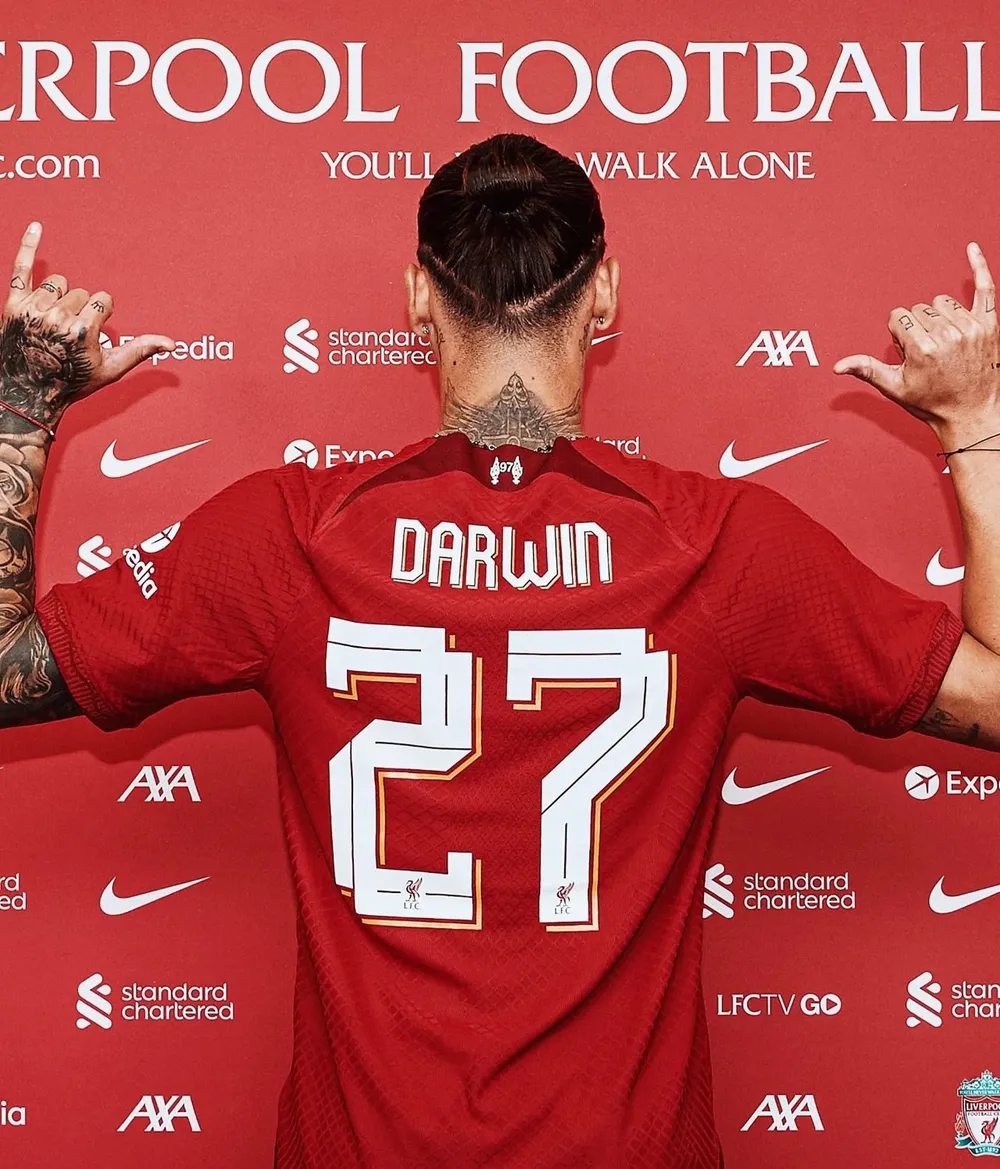 El dorsal 27 de Liverpool ya tiene dueño y es Darwin Núñez