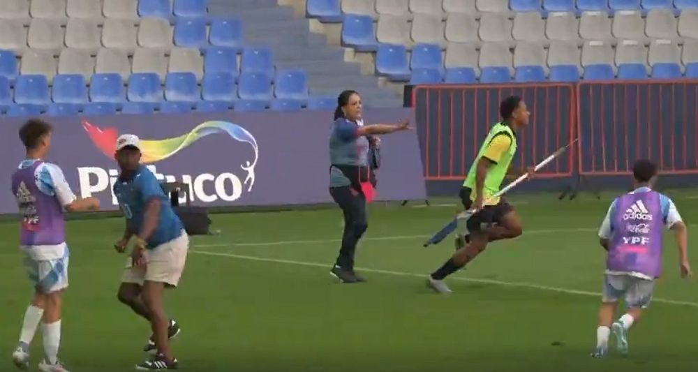 Batalla campal entre Ecuador y Argentina en sub 16