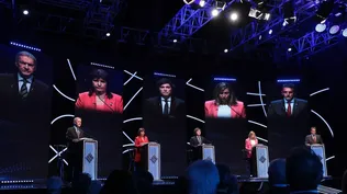 #Debate2023: EN VIVO terminó el debate con sorpresas, polarización, chicanas y cruces picantes