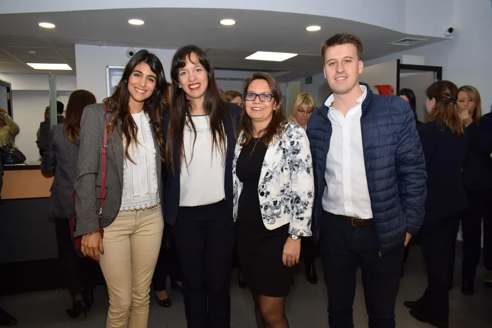 Valentina Barrios, Carolina Álvarez, Analía Arubet y Federico Garateguy