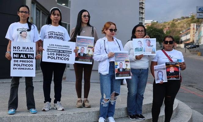 Familiares de presos políticos en Venezuela siguen pidiendo liberaciones.