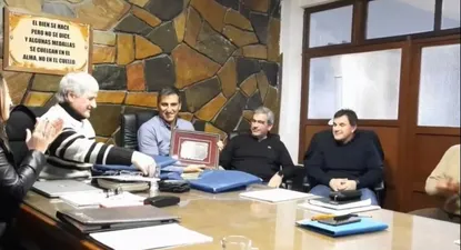 Homenaje de Audef a Broli, Ananía y Giordano