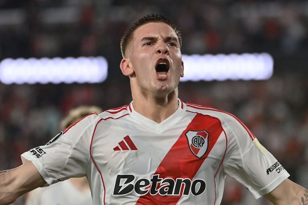 Franco Mastantuono, jugador de River Plate Franco Mastantuono, jugador de River Plate