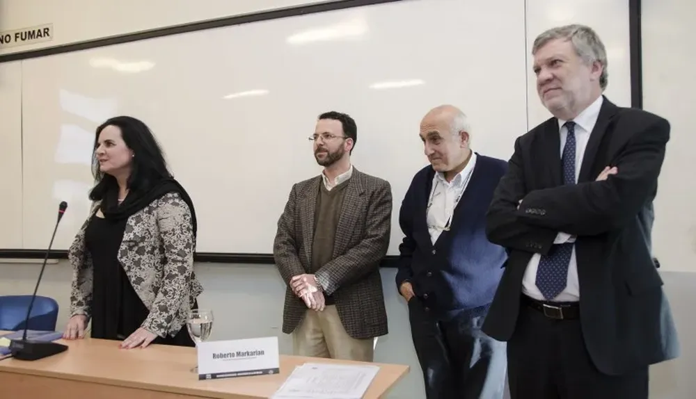 Ceremonia de egreso de los nuevos ingenieros en minería V. Rodríguez/FING