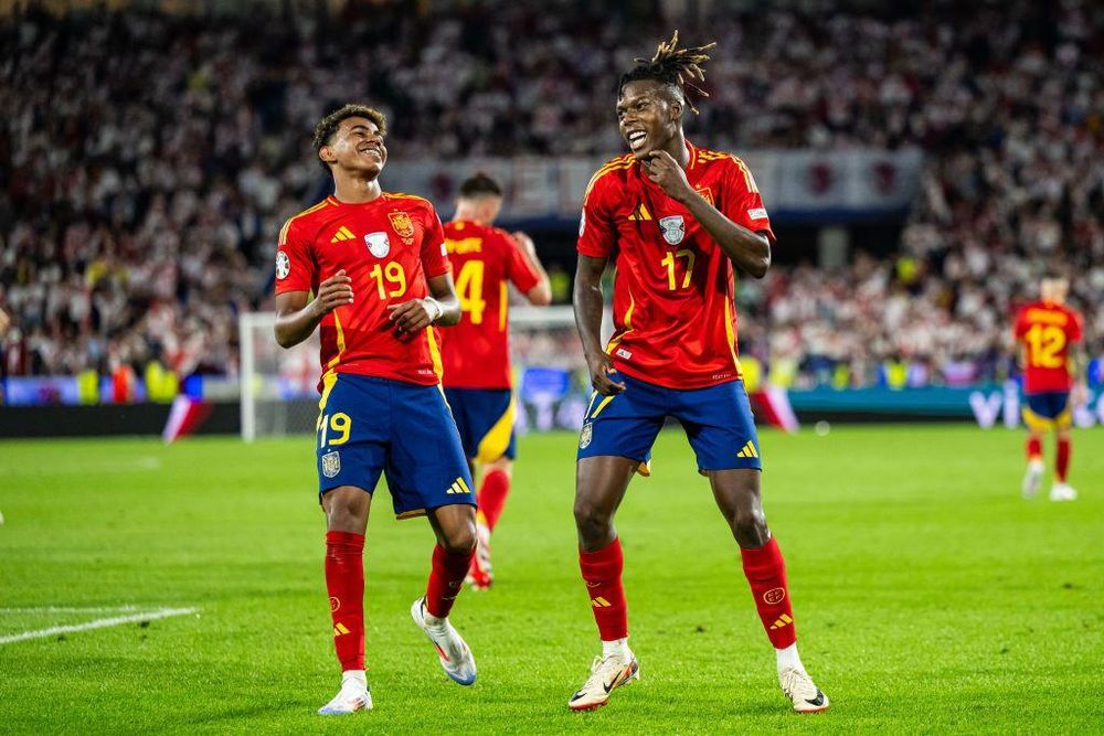 Lamine Yamal y Nico Williams han sido las jóvenes estrellas de España.