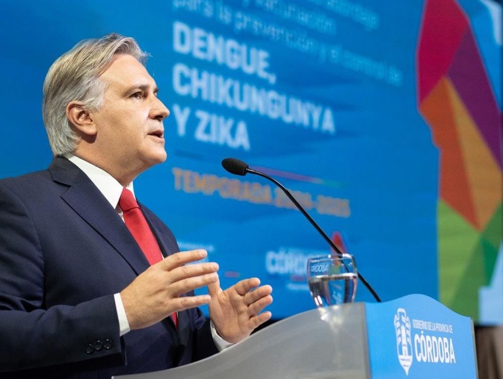 El gobernador de la provincia de Córdoba Martín Llaryora