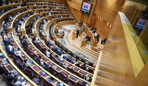 Una imagen de la Cámara de senadores.