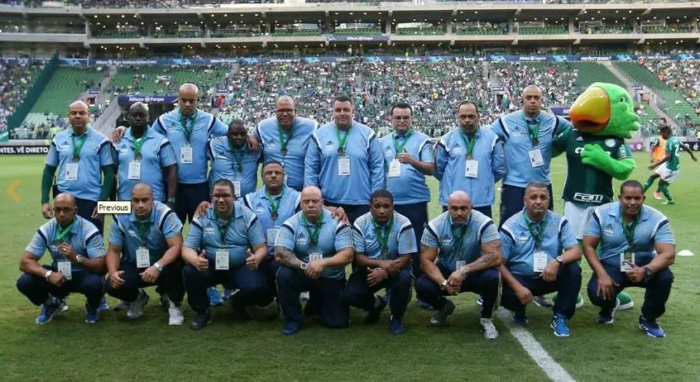 La seguridad de Palmeiras tratados de héroes por el club