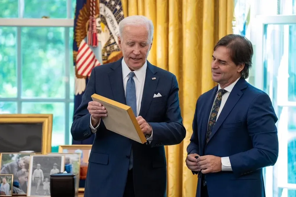 Lacalle Pou se reunió con Biden en junio