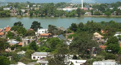 Vista al Puente de las Américas, Ciudad de la Costa, Canelones