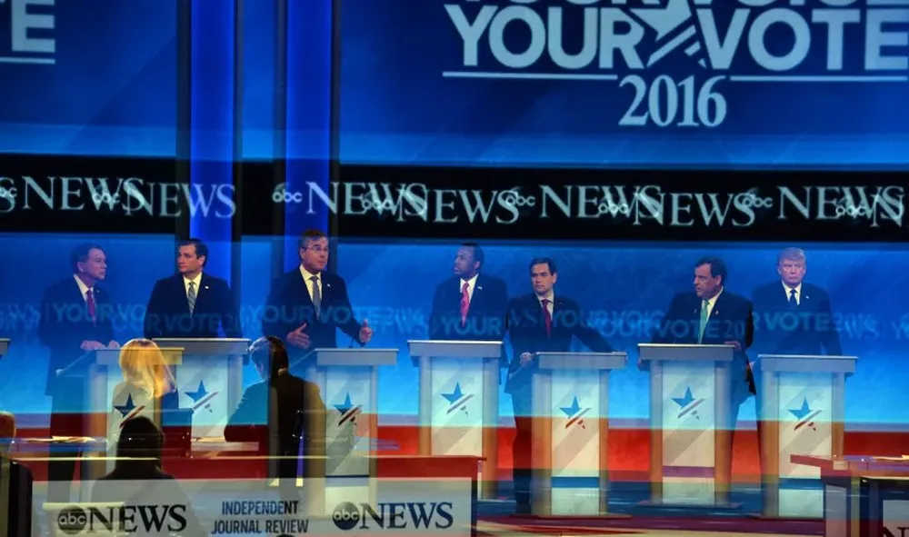 El octavo debate republicano tuvo lugar el sábado en la ciudad de Manchester.