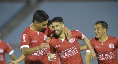 El festejo del gol que le dio el título del Apertura.