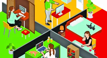 Un lugar de trabajo en la propia casa sin tener que comprar nada