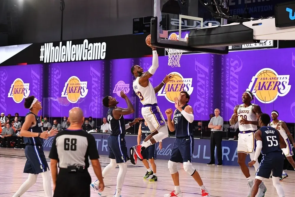 Así serán los partidos en la NBa en Disney