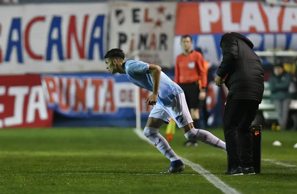 Emiliano Martínez en su debut en Nacional