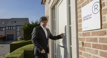 Casa de la República es la sede del Consejo por la República y residencia de Carles Puigdemont, en Waterloo, Bélgica