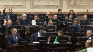 El senador Martín Lousteau vota a favor del aumento en las dietas de los senadores