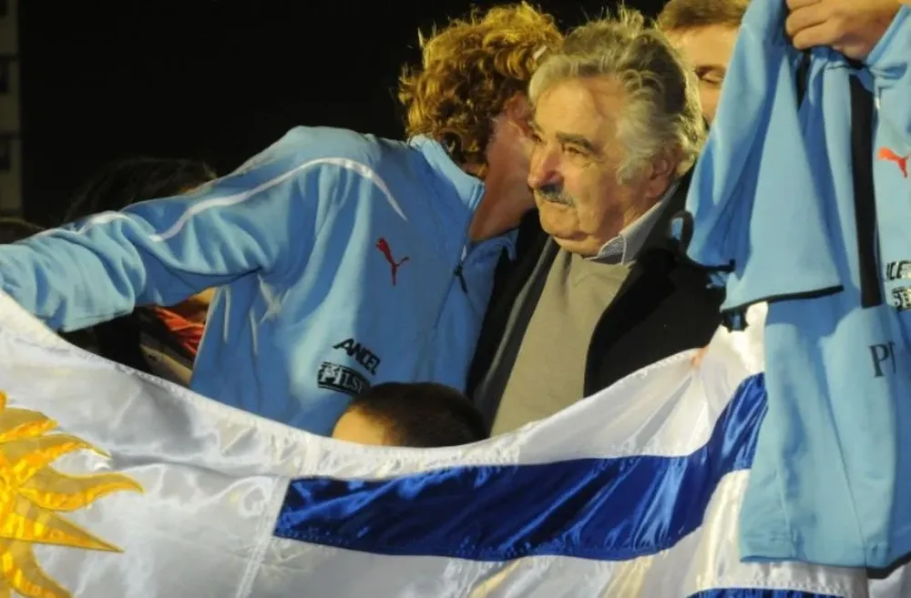 Mujica con la selección Mujica con la selección