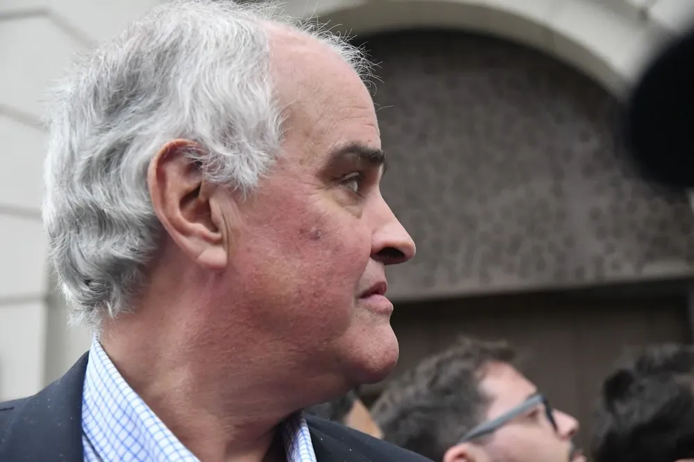 Gustavo Penadés a la salida de la sede de Fiscalía este jueves