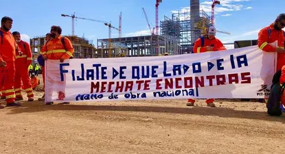 Manifestación de Sunca en UPM 2. (Foto archivo)