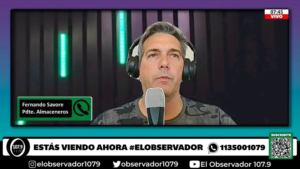 Franco Merculiari entrevistó a Fernado Savore