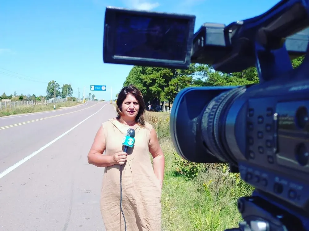 Silvia Techera es periodista de Subrayado (canal 10) y de la radio La voz de melo