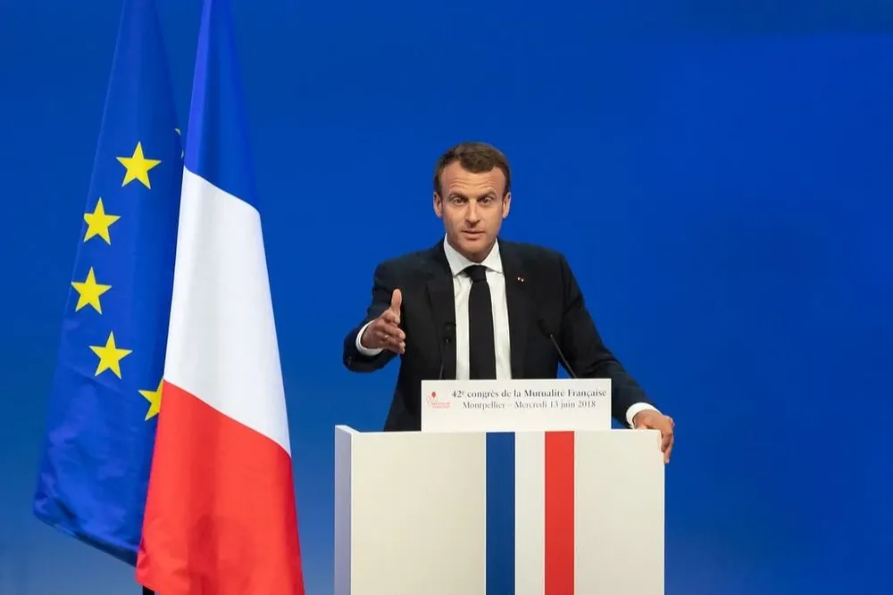 Emmanuel Macron, presidente de Francia.