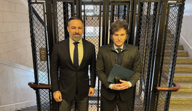 Javier Milei y Santiago Abascal