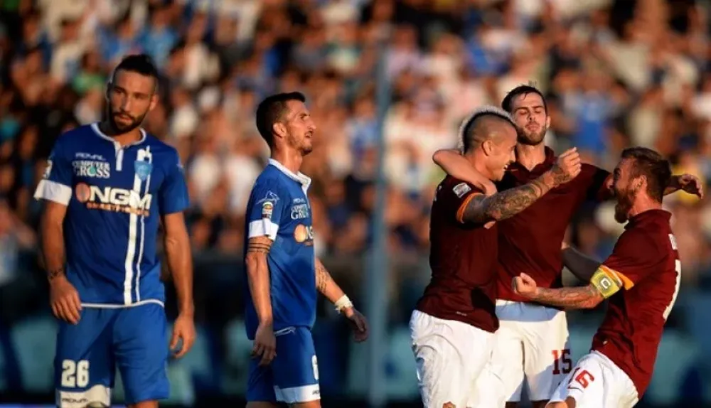 Roma ganó por mínima ante Empoli