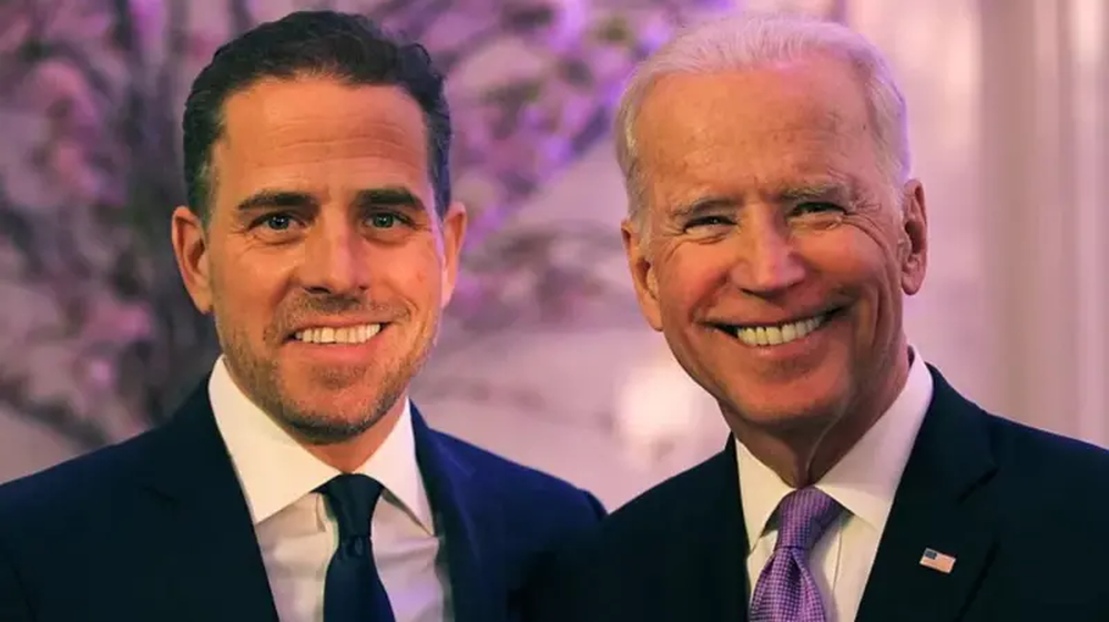 Hunter Biden, junto a su padre, el presidente de los Estados Unidos, Joe Biden