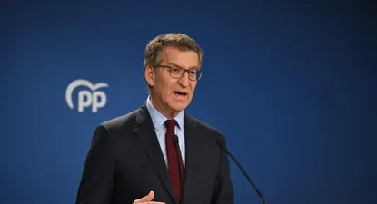 El líder del PP, Alberto Núñez Feijóo.