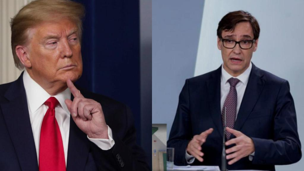 Donald Trump y Salvador Illa