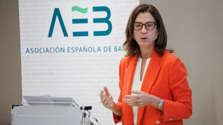 La presidnenta de AEB, Alejandra Kindelán,