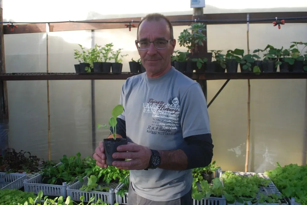 Eduardo Vidiella comenzó su delivery de huertas en 2015.