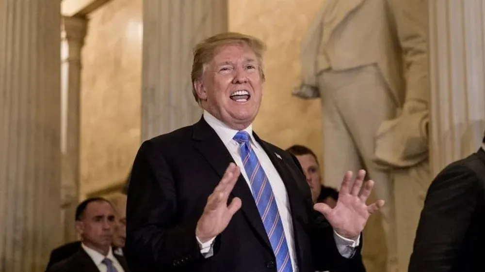 Trump aseguró este martes por la noche haber tenido nulluna gran reuniónnull tras debatir con legisladores republicanos sobre el proyecto de ley de inmigración.