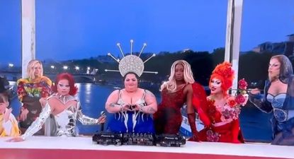 La imagen que representa una versión Drag Queen de La última cena de Leonardo da Vinci en la apertura de la ceremonia de los JJOO en París