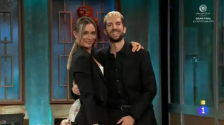 La tenista española Paula Badosa y David Broncano en La Revuelta.