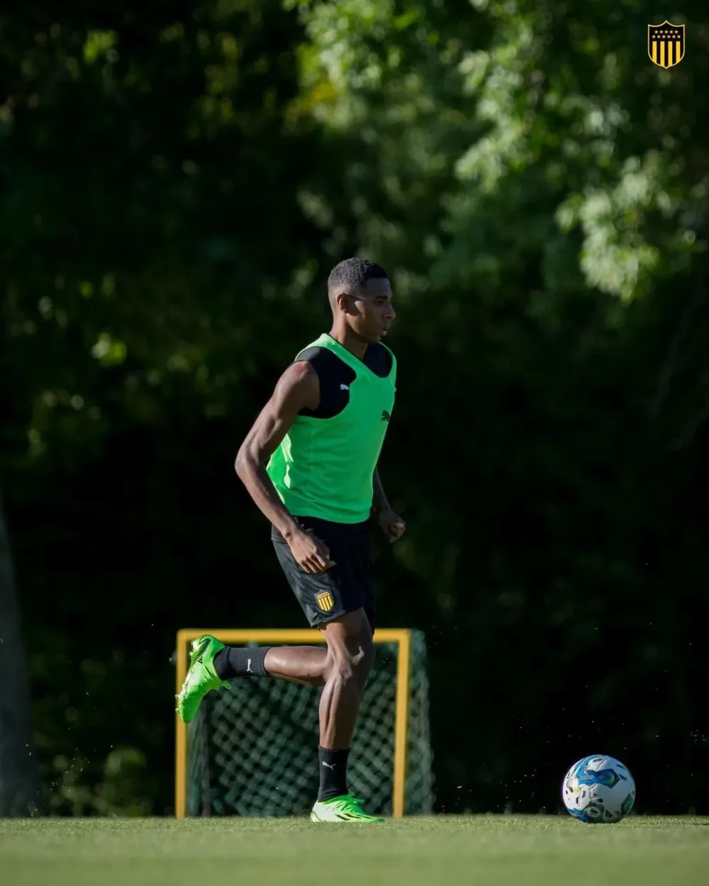 Joaquín Ferreira en la pretemporada de Peñarol