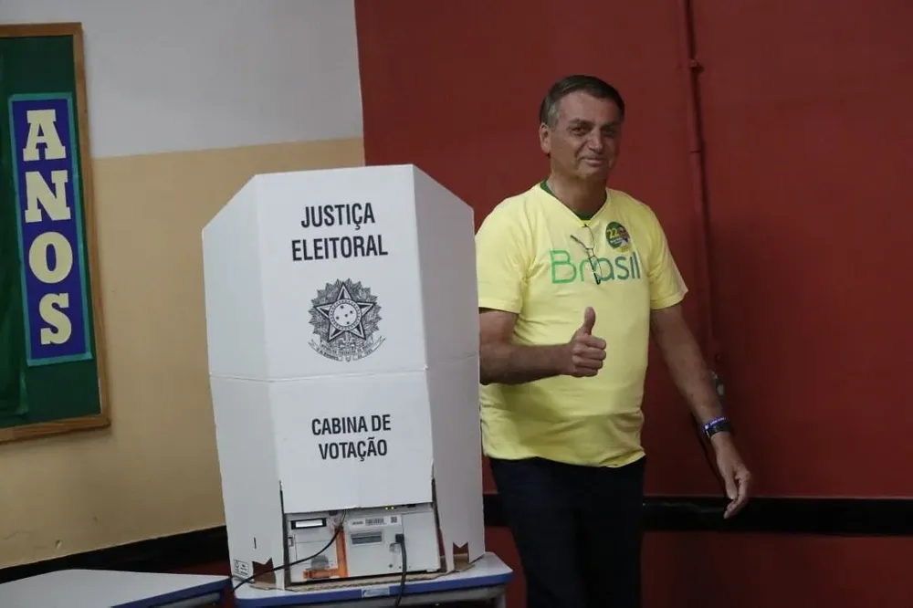 Jair Bolsonaro, presidente saliente de Brasil
