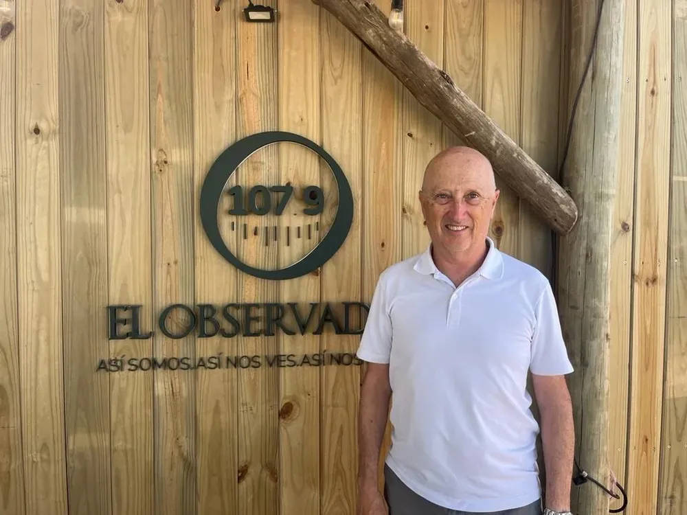 Fernando Kiguel, visitó el parador de El Observador en Punta del Este