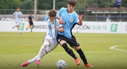 La selección uruguaya sub 15 perdió ante Argentina por la Liga Evolución