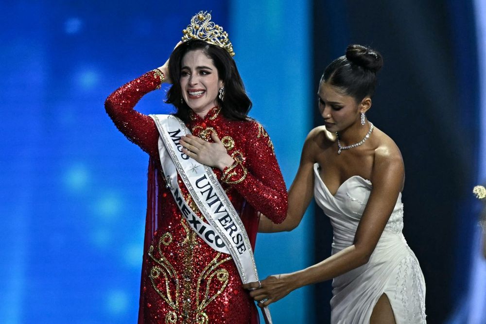 Fátima Bosch ganadora del Miss Universo 2025. AFP