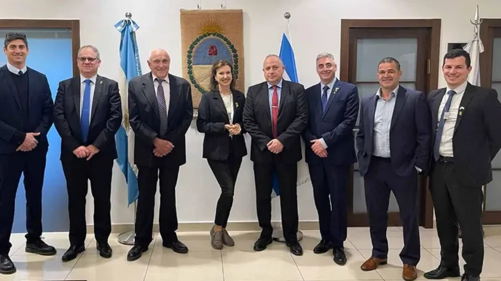 Reunión de Mondino con empresas de Israel por tecnología, litio y gestión hídrica